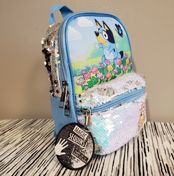 Bluey Mini Magic Sequin Backpack - Picture 6 of 7